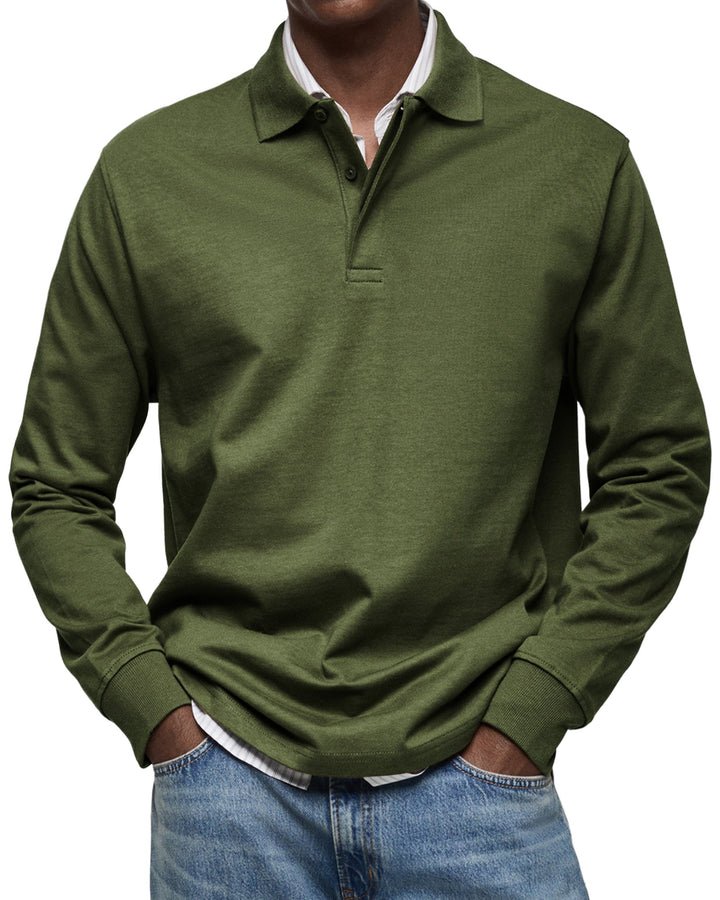Truett™ Long Sleeve Collar Polo Shirt