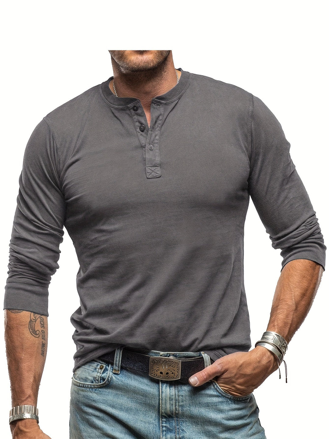 Malakai™ Long Sleeve Men Button Shirt