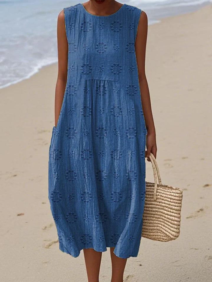 Halina™ Sunfolk Embroidered Dress