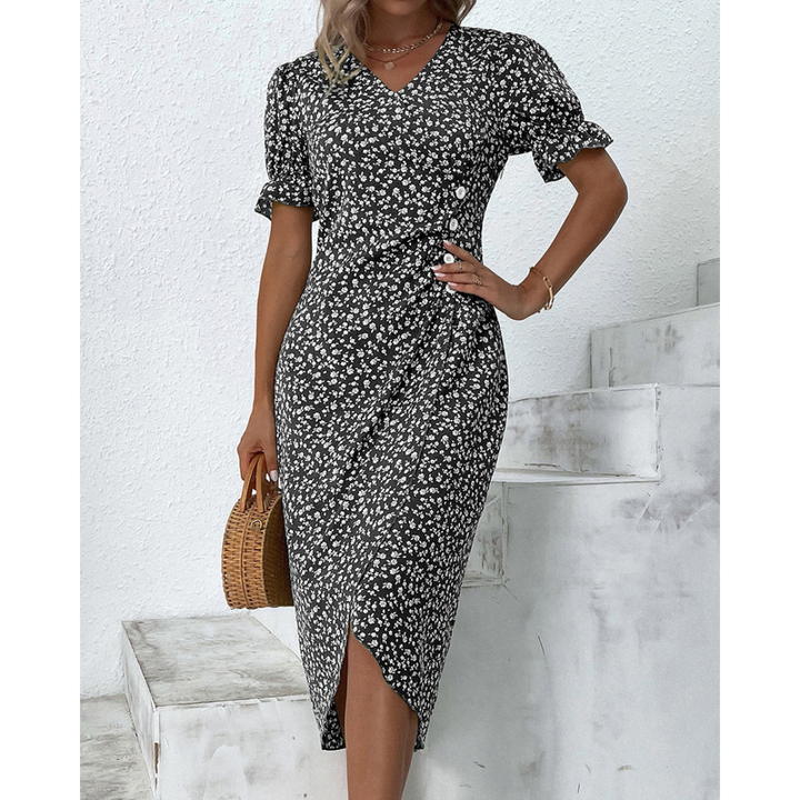 Iliana™ Elegant Ladies Midi Split Dress