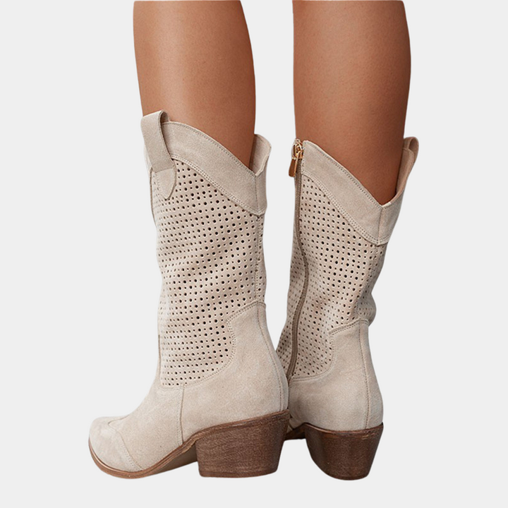 Norah™ Pointed-Toe Ankle Boots with Low Heel
