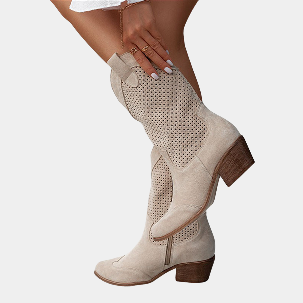 Norah™ Pointed-Toe Ankle Boots with Low Heel