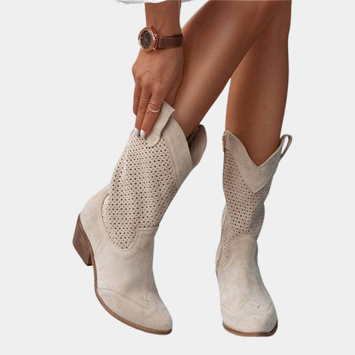 Norah™ Pointed-Toe Ankle Boots with Low Heel