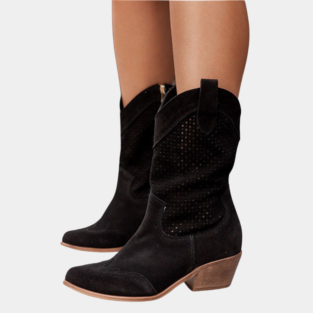Norah™ Pointed-Toe Ankle Boots with Low Heel
