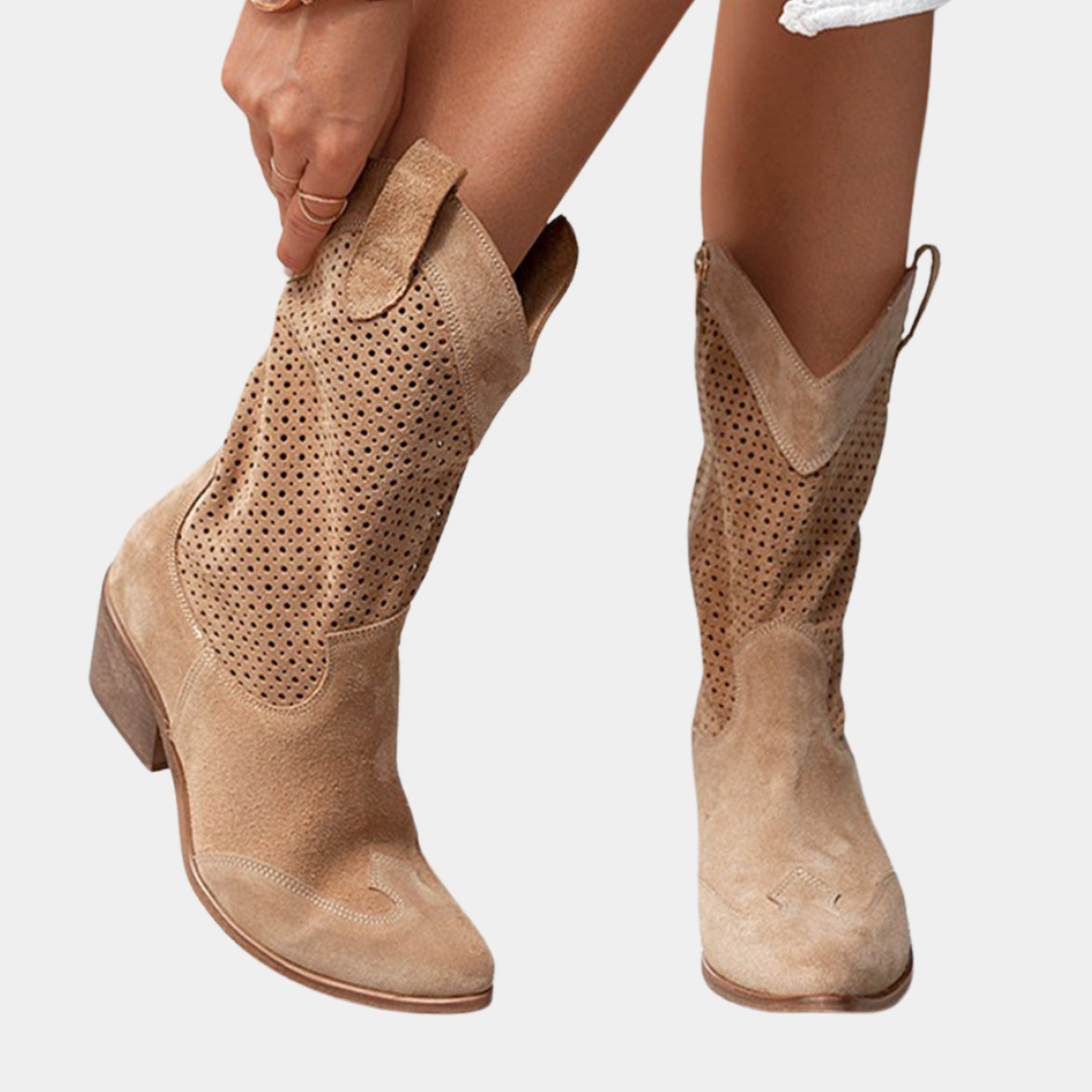 Norah™ Pointed-Toe Ankle Boots with Low Heel