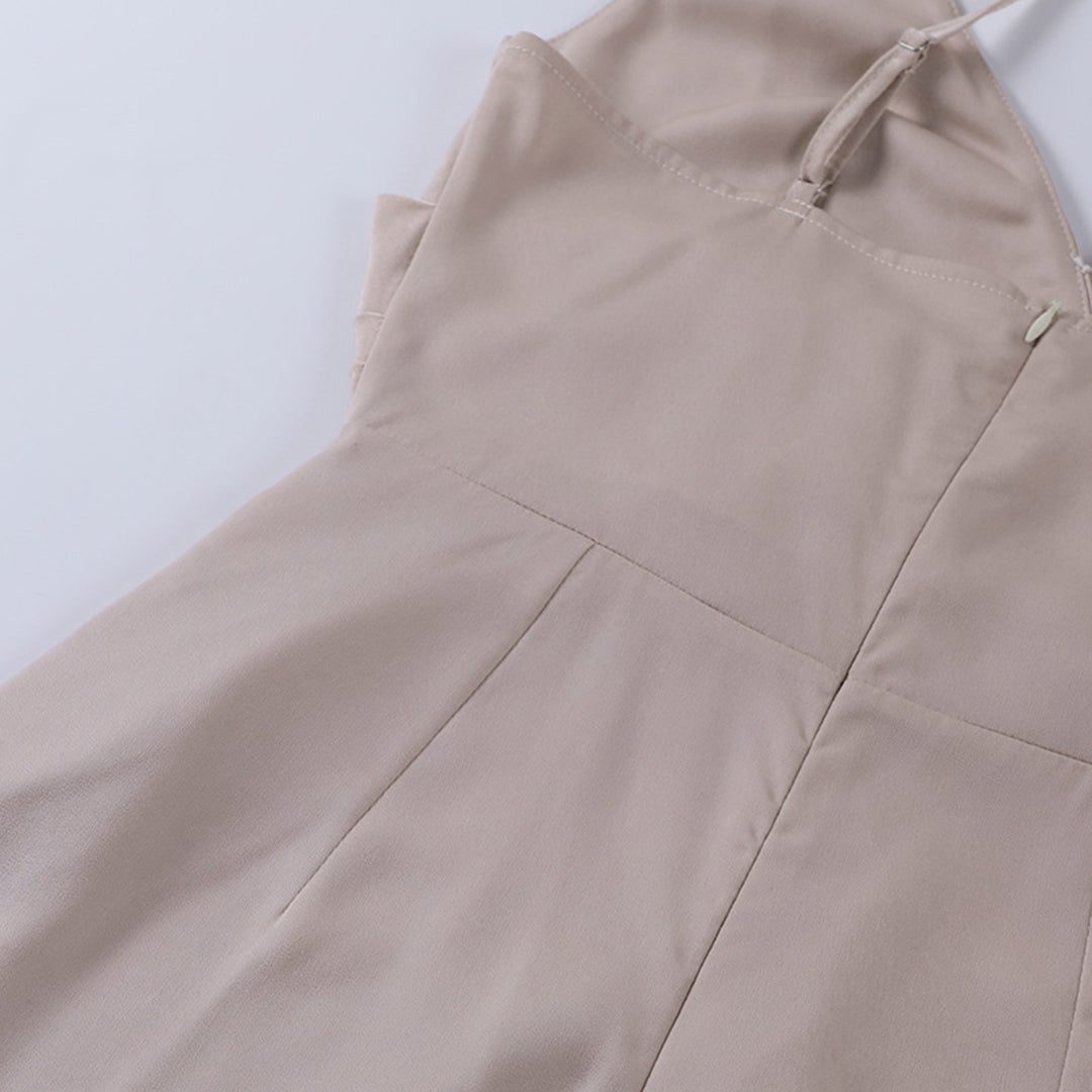 Lottie™ Strappy Cowl Neck Satin Midi Dress