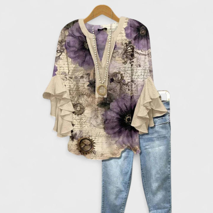 Erin™ | Elegant Floral Blouse