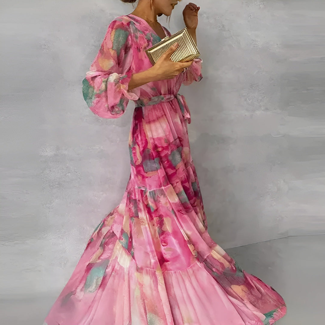 Mia™ Floral Print Boho Dress
