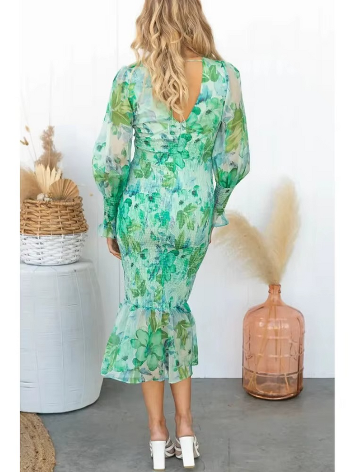 Posy™ Bloom Elegance Midi Dress