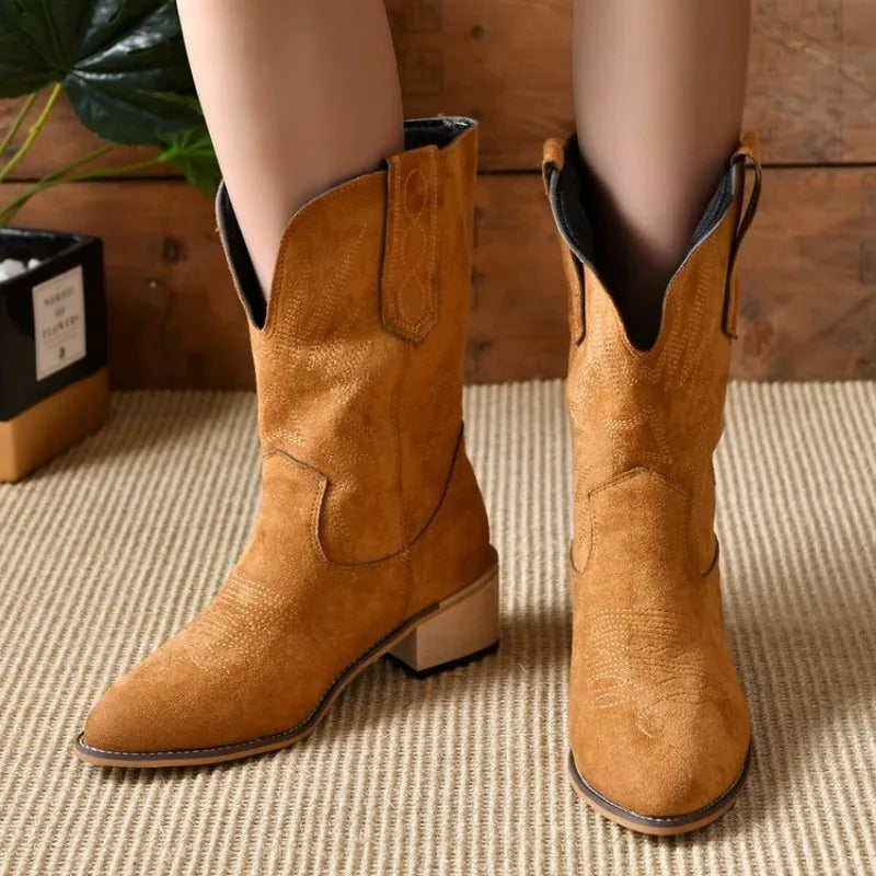 Novella™ Retro Cowboy Boots