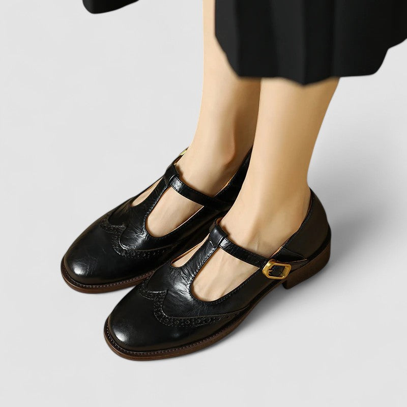 Adrielle™ – Classic Buckle Shoes