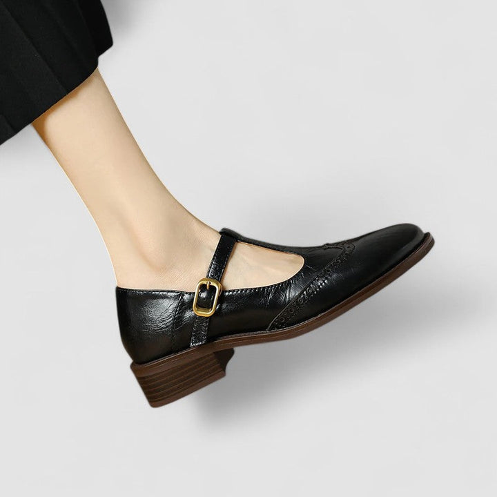 Adrielle™ – Classic Buckle Shoes