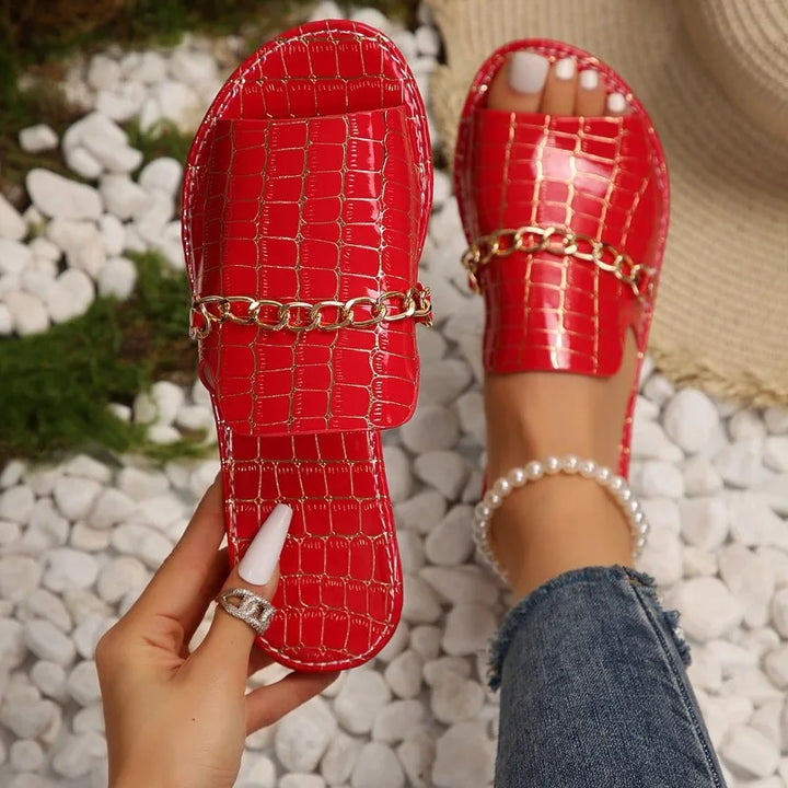 Fanya™ Luxe Chain Comfort Slides