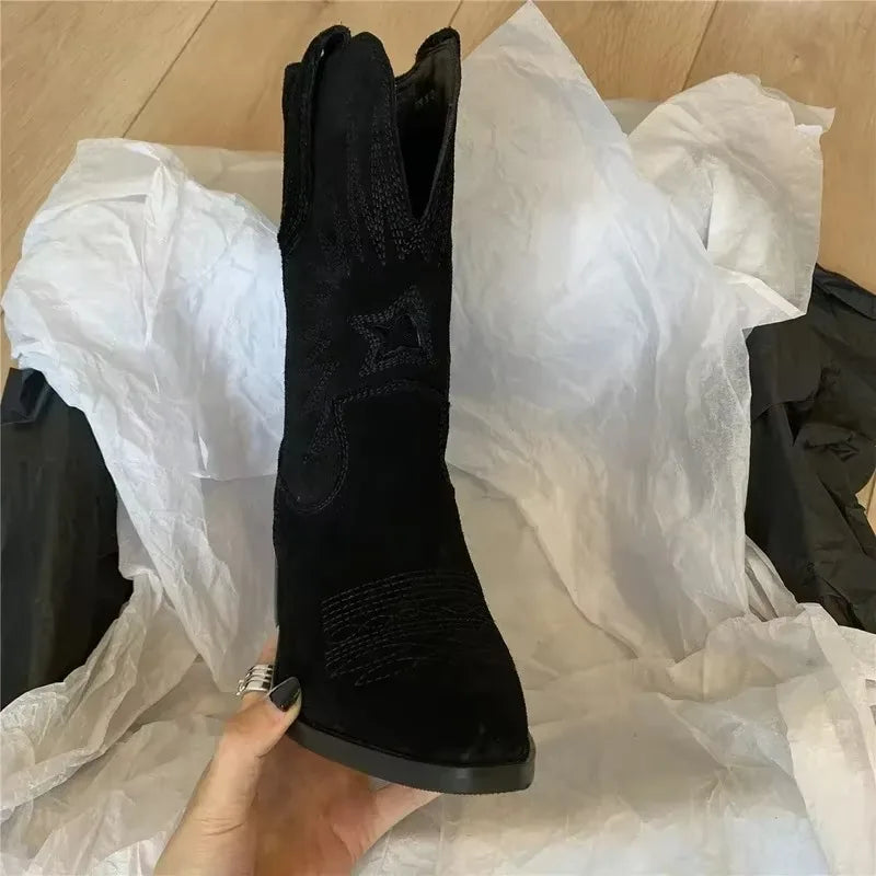 Novella™ Retro Cowboy Boots