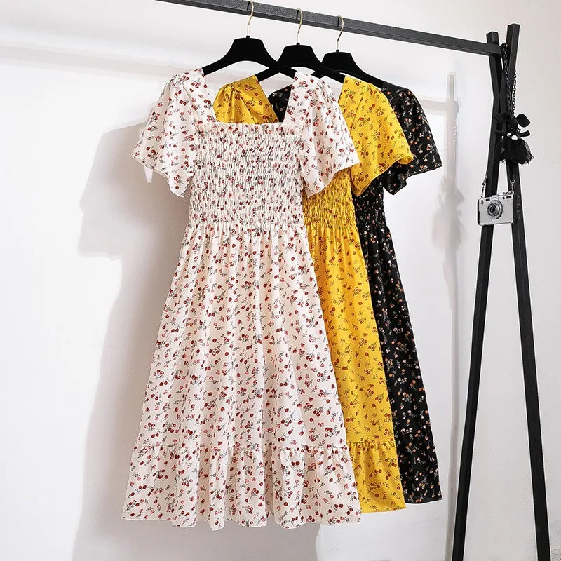 Sariah™ Square Collar Long Dress