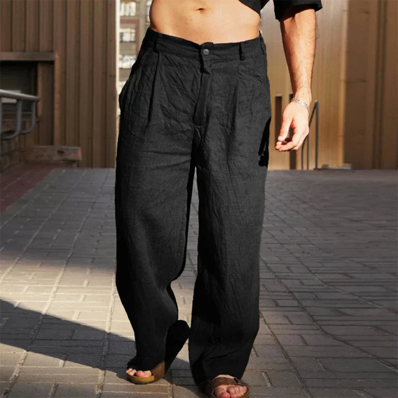 Finn™ Wide-Leg Summer Trousers