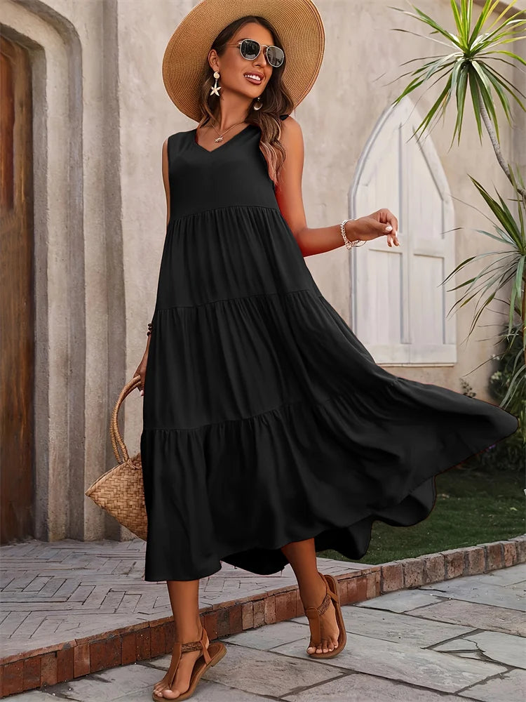 Eira™ BreezeTier Sleeveless Dress