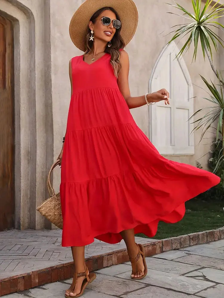 Eira™ BreezeTier Sleeveless Dress