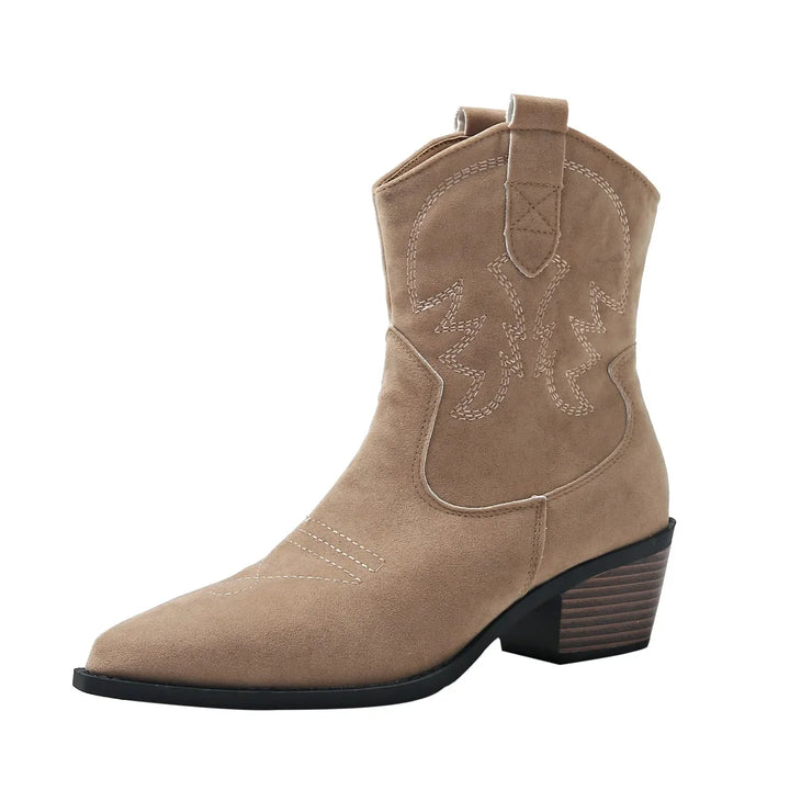 Daphne™ Western Cowboy Ankle Boots