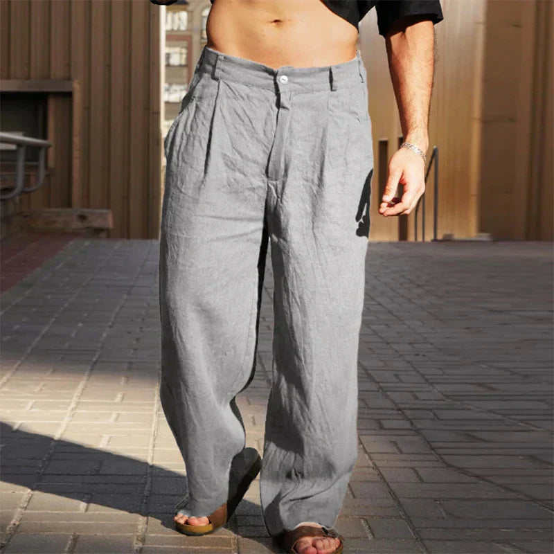 Finn™ Wide-Leg Summer Trousers
