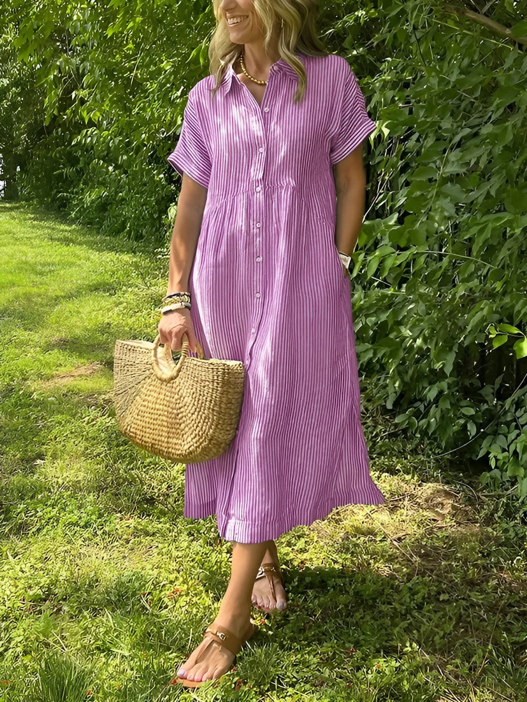 Elowis™ Breeze Shirt Dress