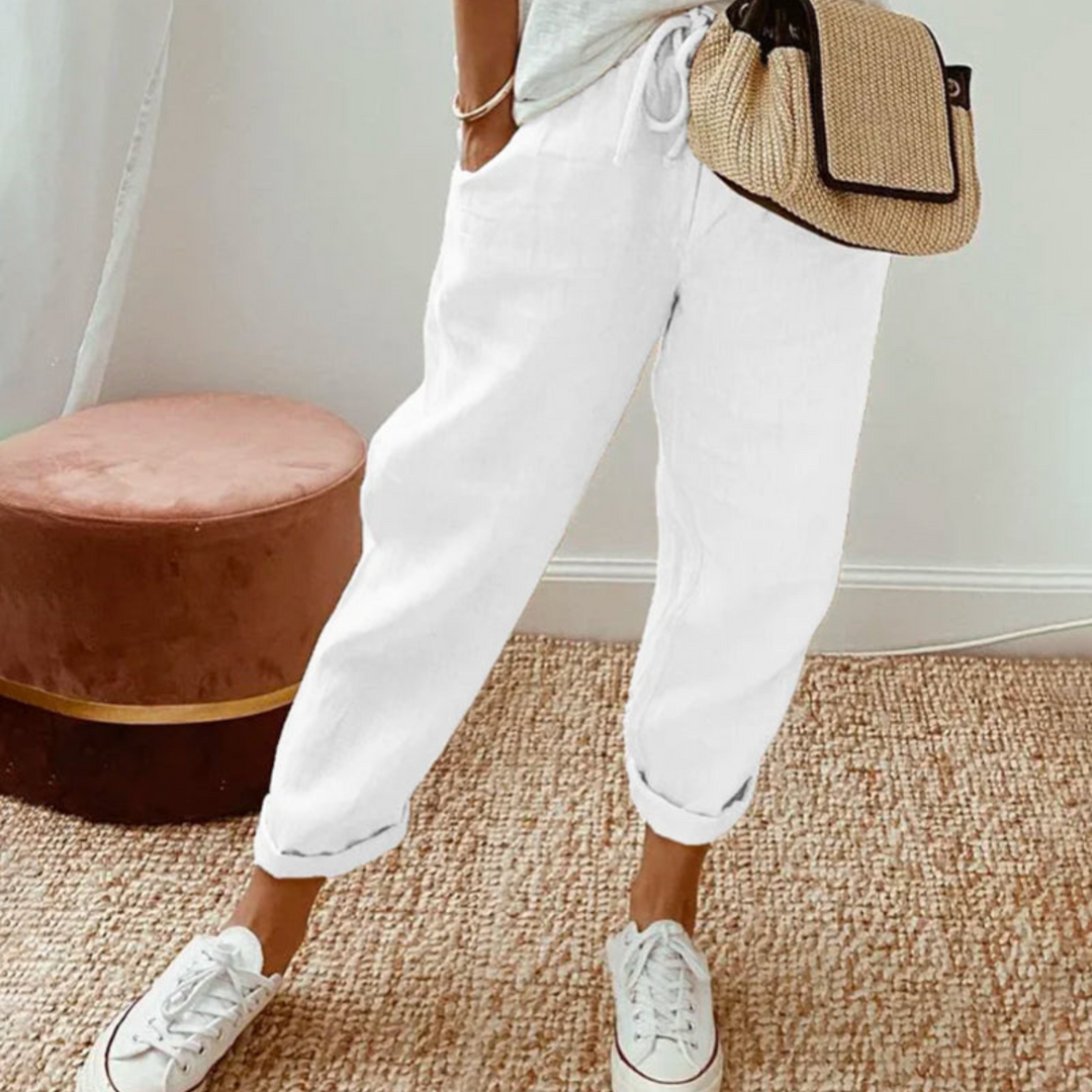 Freyja™ Casual Drawstring Waist Trousers