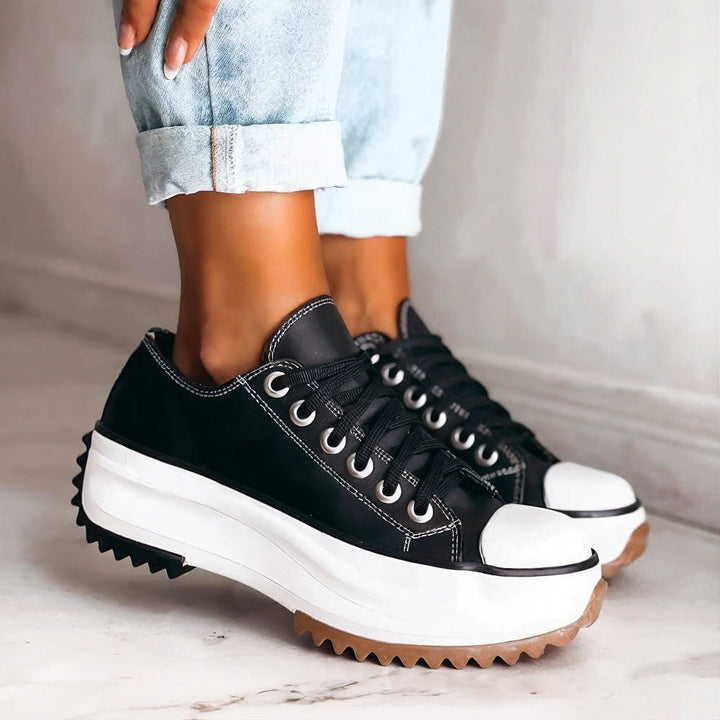 Gianna™ Low-Top Thick-Heeled Shoes