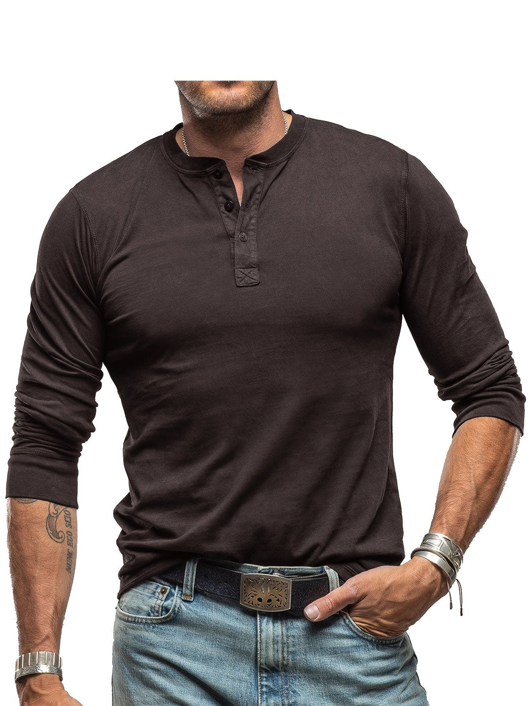Malakai™ Long Sleeve Men Button Shirt