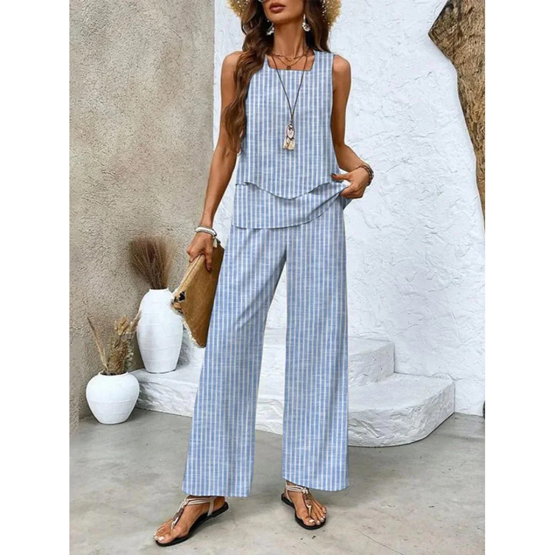 Striped blue / S