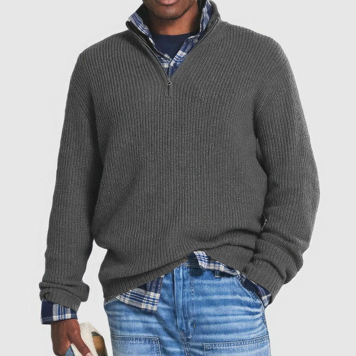 Asher™ Zip Knit Sweater