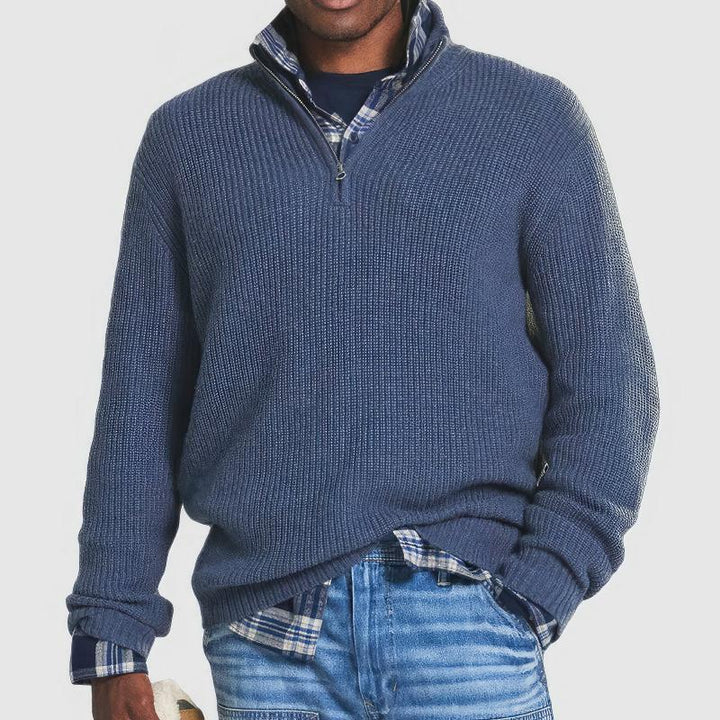 Asher™ Zip Knit Sweater