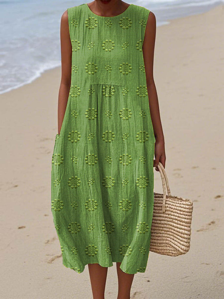 Halina™ Sunfolk Embroidered Dress