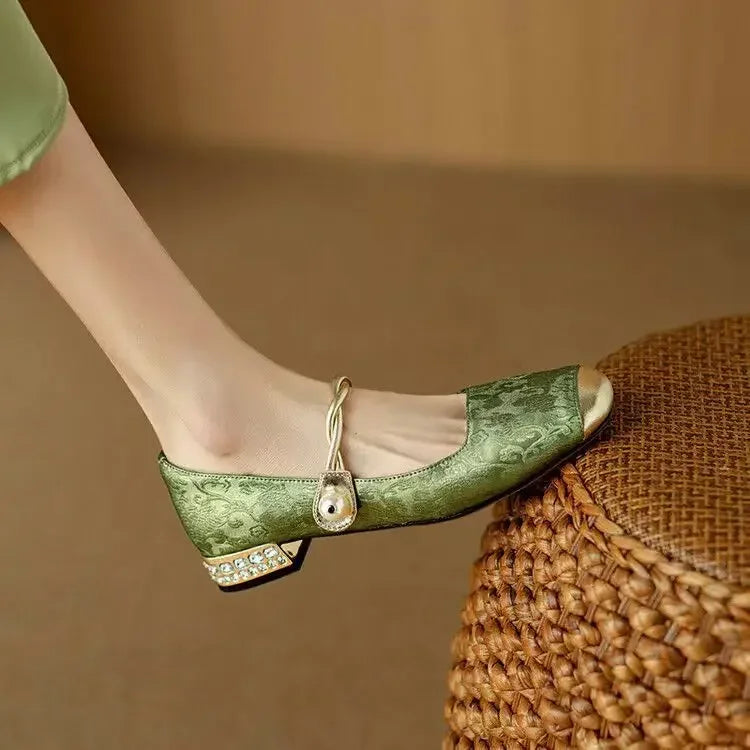 Fiola™ Vintage Pearl Flats