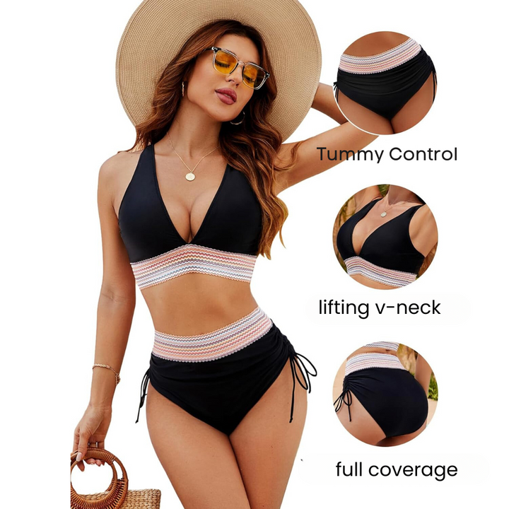 Luma™ High Waist Bikini Swimsuit Set